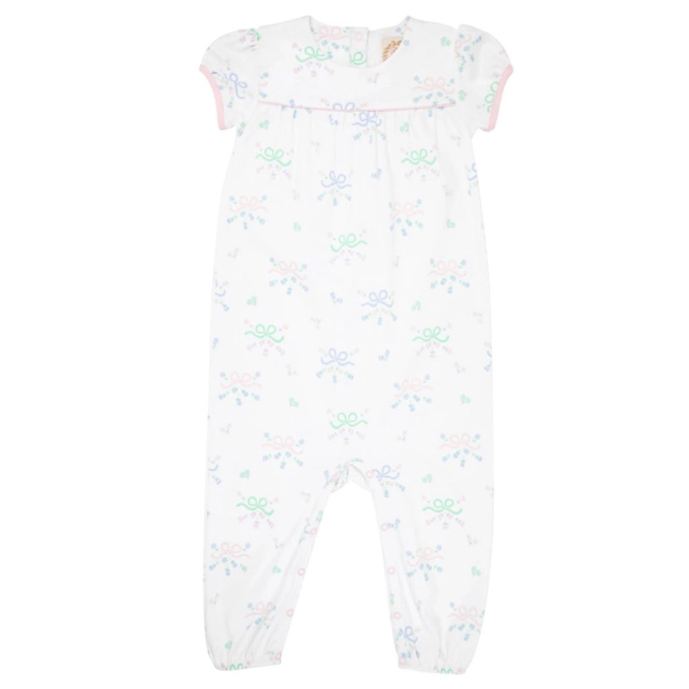 The Beaufort Bonnet Company Grandmillenial-esque/Palm Beach Pink Pennys Playsuit